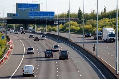 Child hospitalised after ‘falling out of car’ on M25