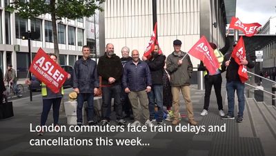 Aslef: London commuters faced with delays and cancellations amid train drivers’ industrial action