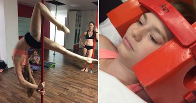 Woman 're-grows' her spine after landing on neck when she slipped during pole dancing