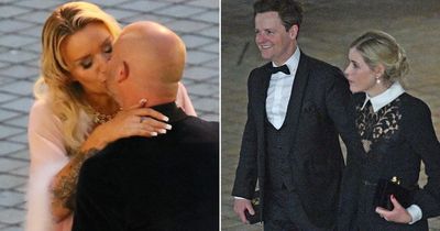 Wild BAFTA afterparty sees Daisy May Cooper enjoy a racy snog as Dec leaves with his glam wife