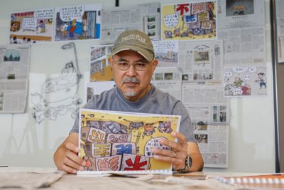 Hong Kong 'firefighter' cartoonist bids farewell to newspaper strip after 40 years