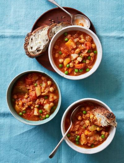 One can of chickpeas, two recipes: Nancy Birtwhistle’s budget midweek meal