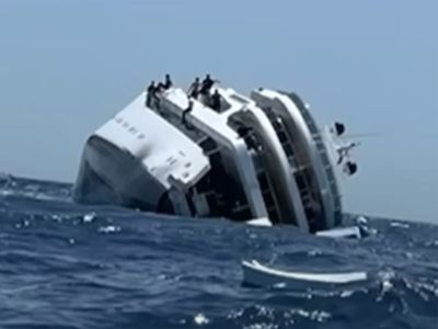 British holidaymaker describes ‘nightmare’ ordeal after 137ft yacht capsizes in ‘Bermuda Triangle’