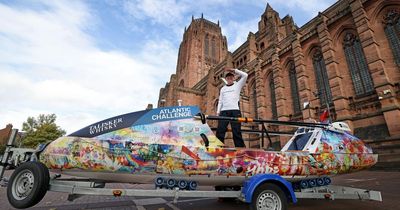 Liverpool Anglican Cathedral welcoming Boat of Hope exhibition