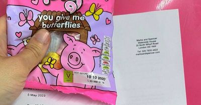 'Marks and Spencer sent me a packet of Percy Pigs with a legal letter - I'm stunned'