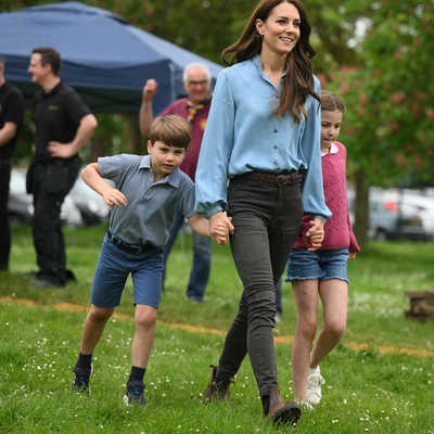 Princess Kate Is Seen Skipping Happily With Prince Louis and Princess Charlotte in Behind-the-Scenes Footage