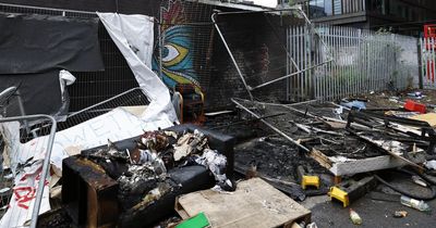 Gardai promise probe after Dublin asylum seeker camp torched in violent protest