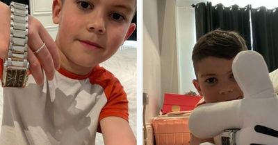 'Mini Del Boy', 8, tries to sell dad's watch on Vinted to buy himself a bike