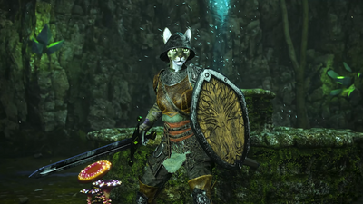 This dark fantasy action RPG is basically Dark Souls 4 except you play as a Khajiit from Skyrim