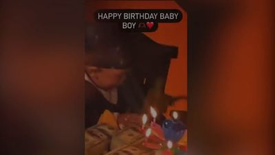 Rihanna and A$AP Rocky’s son Rza celebrates first birthday with cash-shaped cake