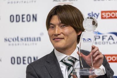 Ange and Kyogo react to Celtic awards as striker hints at wish to stay long term