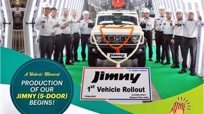Maruti starts production of 5-door Jimny