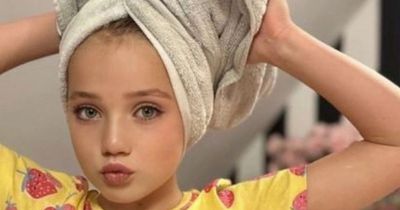 Katie Price's snap of Bunny, 8, pouting and wearing makeup sparks heated debate