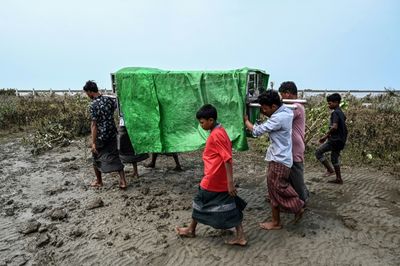 Cyclone toll in Myanmar's Rakhine state at least 41: local leaders