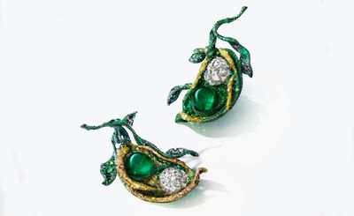 Cindy Chao on crafting these unique emerald and diamond cardamom pod brooches