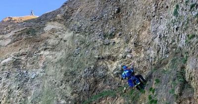 Bird watcher's tide warning after dramatic cliff rescue near Marsden Grotto