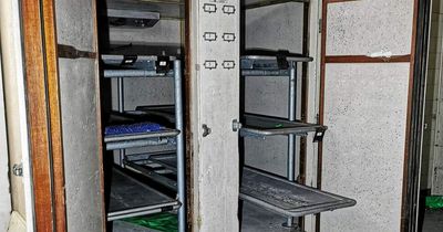 Man explores abandoned mortuary left untouched for 20 years in the woods