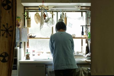 My mother’s domain was the kitchen and kids were not welcome. Today mine is a flurry of activity