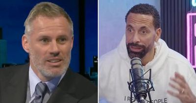 Rio Ferdinand hits back at Jamie Carragher after "clown" blast with brutal response