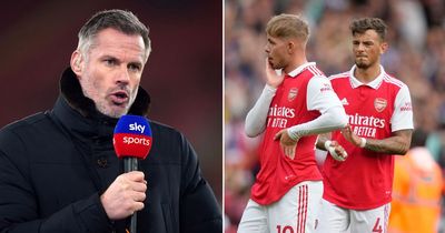 Jamie Carragher dispels Arsenal title collapse theory as a "myth" after recent slump