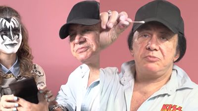 Step aside beauty influencers, here's Gene Simmons with a tutorial on how to perfectly achieve Kiss' make-up look