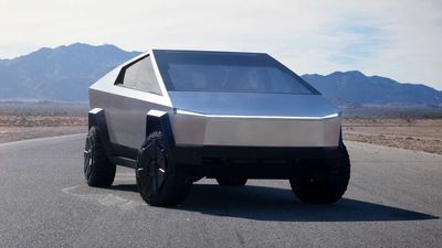 Tesla Cybertruck Caught On Video Inside Factory & On Crane Outside