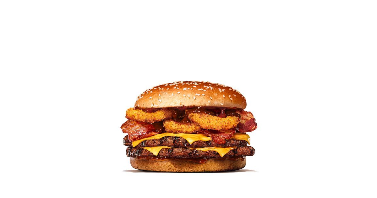 Burger King adds enormous new BBQ Double Stacker XL to…