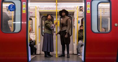 London commuters baffled as Gunpowder Plot conspirators ride the tube