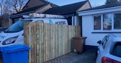 West Lothian couple who built fence to block neighbour's out threatened with hefty fine