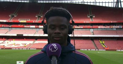 Bukayo Saka opens up on feeling the pressure after Arsenal's title collapse