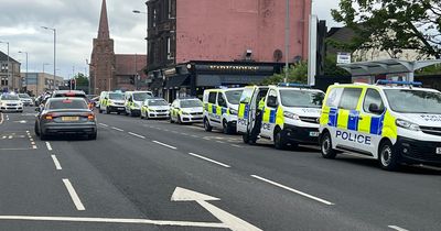 Glasgow's Shettleston Road police incident prompts major emergency response