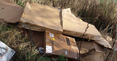 County Durham man fined more than £1,400 after his rubbish was found dumped in country lane