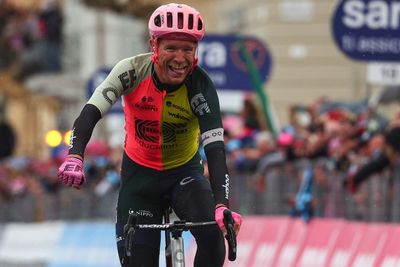 Denmark's Cort escapes to victory as Giro resumes in the rain