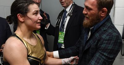 Conor McGregor will sit ringside cheering on Katie Taylor this weekend