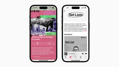 You can now discover concerts and check out set lists on Apple Music