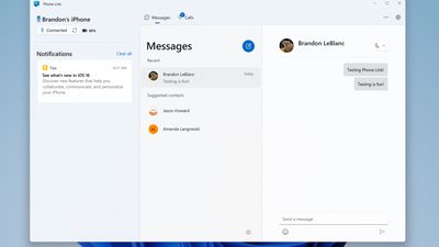 All iPhone-owning Windows 11 users can now send iMessages from their PC