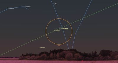 See Jupiter hide behind the moon during a lunar occultation early on May 17