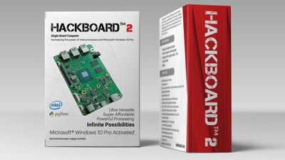 Hackboard 2 Celeron N4020 Windows 11 SBC Launches at $199