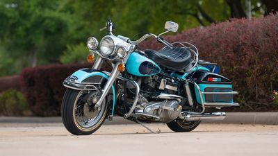 Elvis' Last Bike, A 1976 Harley FLH Bicentennial, Is Up For Auction