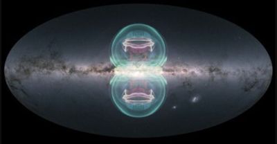 Titanic cosmic bubbles blown by the Milky Way are surprisingly complex