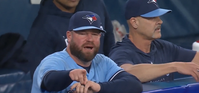 Lip readers think they deciphered Blue Jays manager John Schneider’s chirp at the Yankees