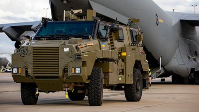 Australia commits $160m to build more Bushmasters after donating 90 to Ukraine in war against Russia