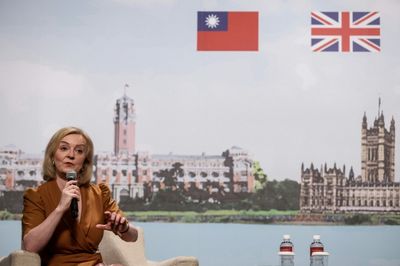 Ex-PM Truss urges UK to get tough with China on Taiwan