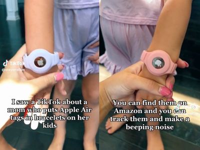 Mum claims she uses Apple AirTags to ‘track’ her children
