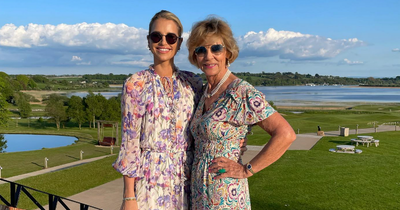 Vogue Williams jets back to Ireland for mam's 70th birthday bash