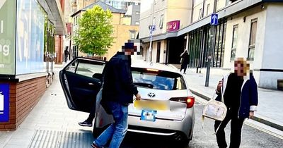 Council worker defends pavement parking taxi in bizarre response