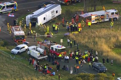 Seven children seriously injured in school bus crash in Australia