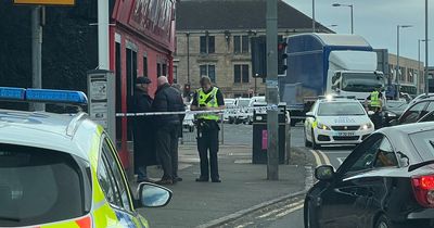 Shettleston Road pub fire leaves man in hospital following major police response