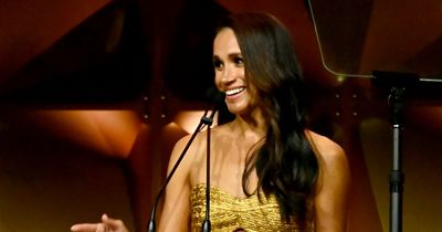 Meghan Markle issues plea in inspirational speech as she accepts Women of Vision Award