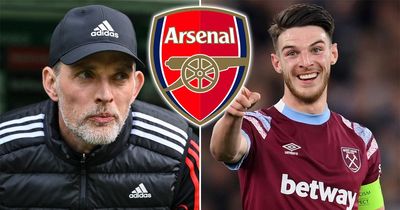 Arsenal target Declan Rice wanted by Bayern Munich as Thomas Tuchel eyes new-look midfield